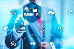 Digital Marketing stock image